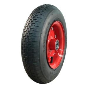 luchtband + wiel 4.80/4.00-8 V-6635 4PR + 3.00D-8 ET0 NL100 staal rood