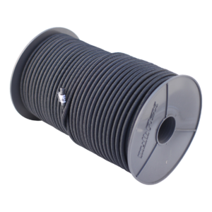 elastische kabel zwart Ø6