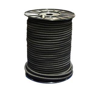 elastische kabel zwart Ø8