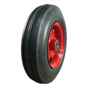 luchtband + wiel 4.80/4.00-8 V-8502 4PR + 3.00D-8 ET0 NL88 staal rood