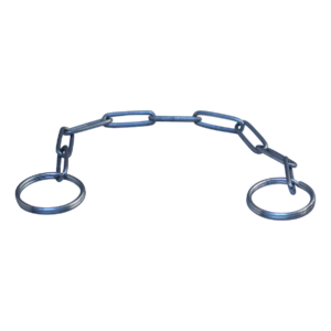 veiligheidsketting 245mm verzinkt met 2 O-ringen