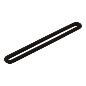 spanrubber Ø8 250 zwart