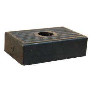 bootkussen rubber zwart 131x81x37mm