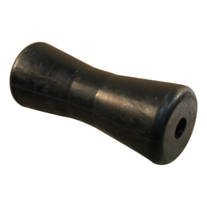 kielrol rubber zwart Ø82mm 198mm Ø21mm