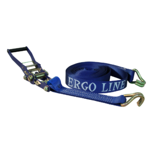 zware spanband "ERGO-LINE" met trekratel blauw 50mm 9000mm Ergo line