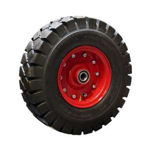 luchtband + wiel 6.00-9 V-2502 12PR + 4.00E-9 ET0 NL100 121 A5 staal rood