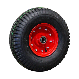 luchtband + wiel 6.00-9 HF-223 6PR + 4.00E-9 ET0 NL100 staal rood