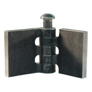 recht portierscharnier met rvs pen 40 x 40mm scharnierblad blank