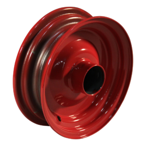 wiel 2.50Ax8H2 ET0 kogellager zitting NL100 staal rood