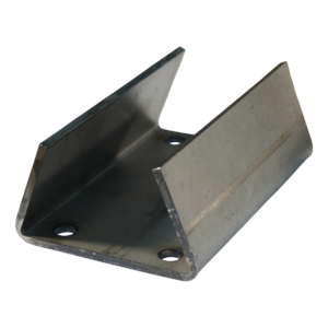 montageplaat steunpoot / -wiel opschroefbaar ⧄70mm blank