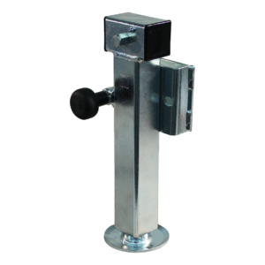 steunpoot wegklapbaar SF60-D42-met zeskant SW19 en adapter ⧄60mm 1300kg verzinkt 240mm 415mm