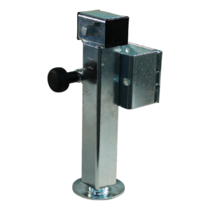 steunpoot wegklapbaar SF60-D85-met zeskant SW19 en adapter ⧄60mm 1300kg verzinkt 240mm 415mm