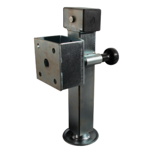 steunpoot wegklapbaar SF60-D85-met zeskant SW19 en adapter ⧄60mm 1300kg verzinkt 240mm 415mm