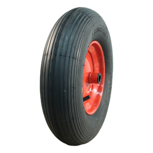 luchtband + wiel 4.80/4.00-8 S-2301 4PR + 2.50Ax8 ETO rollager Ø20 NL75 staal rood