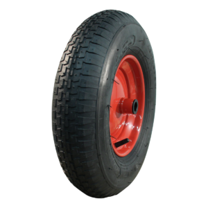 luchtband + wiel 4.80/4.00-8 V-6635 4PR + 2.50Ax8 ET0 rollager Ø20 NL100 staal rood