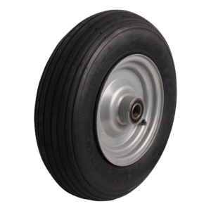 luchtband + wiel 4.80/4.00-8 S-2301 4PR + 2.50Ax8H2 ET0 NL90 staal zilvergrijs