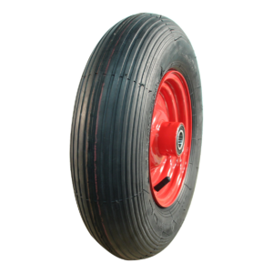 luchtband + wiel 4.80/4.00-8 V-5501A 2PR + 2.50Ax8H2 ET0 NL100 staal rood