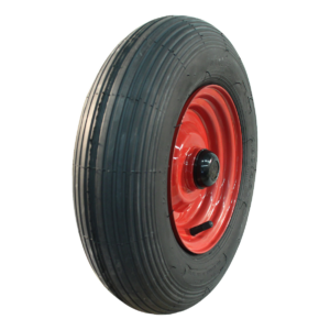 luchtband + wiel 16x6.50-8 V-3503 4PR + 5.50Bx8H2 ET0 NL110 staal rood