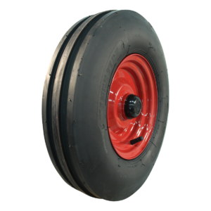 luchtband + wiel 4.80/4.00-8 V-8502 4PR + 2.50Ax8H2 ET-17 NL88 staal rood