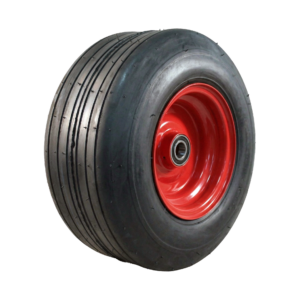 luchtband + wiel 16x6.50-8 V-3503 4PR + 2.50Ax8 ET0 NL75 staal rood
