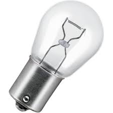stop- / knipperlamp BA15S 12V 18W Ø15x47