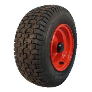 luchtband + wiel 16x6.50-8 V-3502 4PR + 5.50Bx8H2 ET0 NL110 staal rood