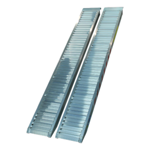 set oprijplaten recht aluminium 2444 x 300 haak ( G )