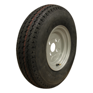 luchtband + wiel 5.00-10 KT-715 4PR + 3.50Bx10H2 ET-2,5 60/100/4 72 N staal zilvergrijs