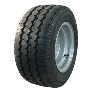 luchtband + wiel 195/55 R10C Trailermaxx CR-966 + 6.00x10H2 ET-4 60/100/4 98/96 P staal zilvergrijs