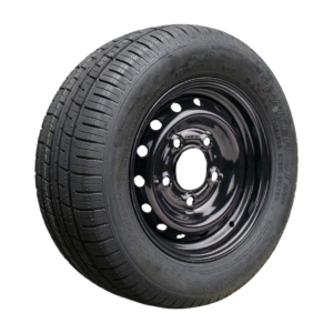 luchtband + wiel 195/60 R12C ST290 M+S + 5½Jx12H2 ET30 67/112/5 104/102 N staal zwart