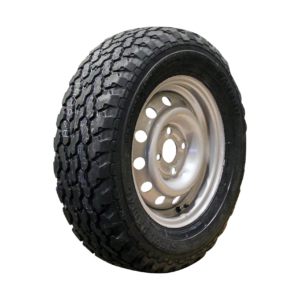 luchtband + wiel 185/70 R13C Savero M+S + 4½Jx13H2 ET30 57/100/4 106/104 N staal zilvergrijs