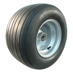 luchtband + wiel 16x9.50-8 C-737 6PR + 7.00Ax8H2 ET0 NL90 staal zilvergrijs