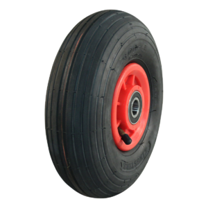 luchtband + wiel 3.00-4 S-2301 2PR + 2.10x4 ET0 NL75 kunststof rood