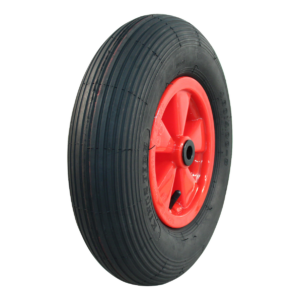 luchtband + wiel 4.80/4.00-8 V-5501A 2PR + 2.50Ax8 ET0 glijlager Ø20 NL88 kunststof rood