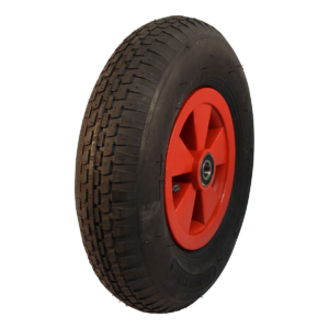 luchtband + wiel 4.80/4.00-8 V-6635 4PR + 2.50Ax8 ET0 NL88 kunststof rood