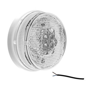 LED breedtelicht wit, 500mm kabel open eind 12-24V