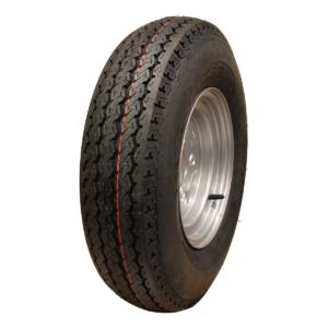 luchtband + wiel 5.00-10 KT-715 6PR 3.50Bx10H2 ET-2.1 85/115/4 79 N staal zilvergrijs