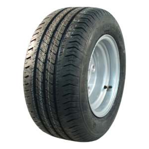 luchtband + wiel 195/55 R10C R701 M+S + 6.00x10H2 ET-4 60/100/4 98/96 N staal zilvergrijs