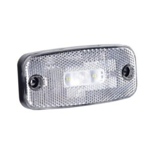 LED markeringslicht wit | 12-24V | 50cm. kabel