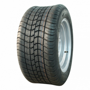luchtband + wiel 195/50 B10 (18x8.00-10) S-6502 10PR + 6.00x10H2 ET-4 60/100/4 98 N staal zilvergrijs