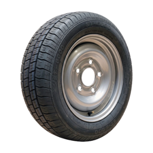 luchtband + wiel 155/70 R12C Kargomax ST-6000 M+S + 4½Jx12H2 ET30 67/112/5 104/101 N staal zilvergrijs