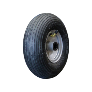 luchtband + wiel 3.00-4 S-2301 2PR + 2.10x4 ET0 rollager Ø20 staal zilvergrijs
