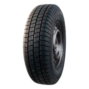 luchtband + wiel 195/50 R13C Kargomax ST-6000 M+S + 6Jx13H2 ET30 67/112/5 104/101 N staal zwart