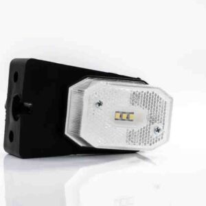 LED markeringslicht wit | 12-24V | 50cm. kabel