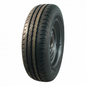 luchtband + wiel 195/50 R13C R701 M+S + 6Jx13H2 ET30 67/112/5 104/101 N staal zwart