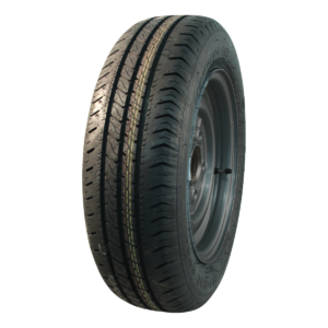 luchtband + wiel 185/70 R13 R701 M+S + 6Jx13H2 ET30 67/112/5 86 N staal zwart