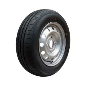 luchtband + wiel 185/70 R13C R701 M+S + 5Jx13H2 ET30 57/100/4 106/104 N staal zilvergrijs
