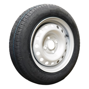 luchtband + wiel 145/80 R13 ST290 M+S + 4½Jx13H2 ET30 57/100/4 79 N staal zilvergrijs