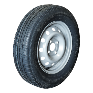 luchtband + wiel 155/80 R13 ST290 M+S TL + 4Jx13H2 ET30 57/100/4 84 N staal zilvergrijs