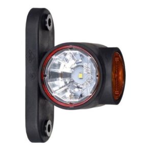 LED breedtelamp rood/wit/amber | 12-24V | 50cm. kabel